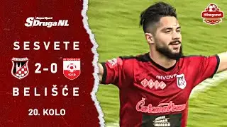 Sažetak: Sesvete 2-0 Belišće (20. kolo SuperSport 1. NL)