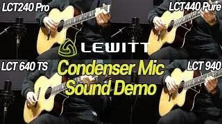 Lewitt Condenser 240/440/640/940 Mic Demo - feat. Guitarist &lsquo;Moonseok Nam&rsquo; (남문석)