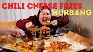 CHILI CHEESE FRIES MUKBANG ft. Madon! | Michelle Choi