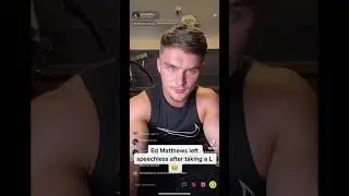 ED Matthews takes a L 🤦&zwj;♂️