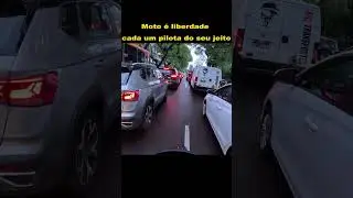 Moto &eacute; liberdade, cada um pilota do seu jeito ✌️ #shorts #motovlog #tornado250 #motard #jefscwb