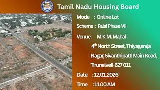 Tamil Nadu Housing Board-Tirunelveli Housing Unit-Palai Phase-VII-Online Lot