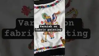 How to protect fabric painting|Shreenathji painting on blouse|blouseprintideafaberlic#fabricpainting