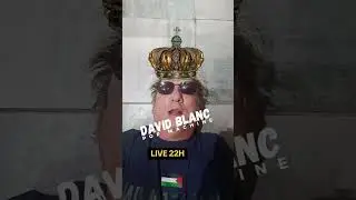 David Blanc en live &agrave; 22heures ce lundi 26 octobre #davidblanc #musique #live #gaza #direct