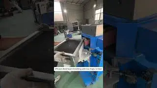 Efficient Weld Seam Polishing with Our Angle Grinder!💯#welding #grinding #manufacturing #box