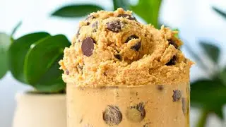 Chickpea Cookie Dough | Protein Snack in 3 minutes