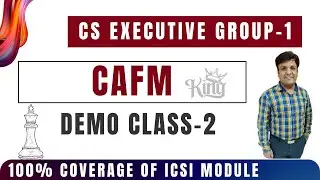 CAFM DEMO LECTURE- 2 ❤️ CS EXECUTIVE CAFM 😇 CAFM CS EXECUTIVE 😇