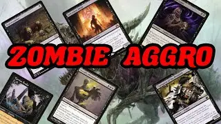 ZOMBIE AGGRO! Legacy monoblack Tribal Zombie aggro for Halloween MTG