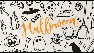 HALLOWEEN DOODLE ideas 🎃 | DireiEllie