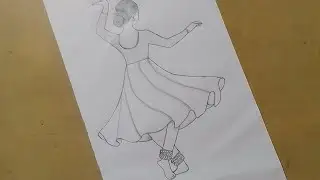 Classical dance girl Drawing ll pencil wonders ll #easydrawing #drawing #art #easydrawingtutorial