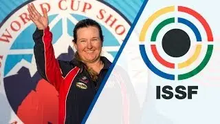 Interview with Kimberly Rhode (USA) - ISSF Shotgun World Cup 2014, Almaty (KAZ)