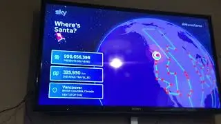 Where’s Santa on sky stream (part 15) #wheressanta