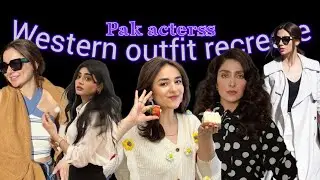 PAK ACTERSS WESTERN OUTFITS RECREATE | @designingideas7366