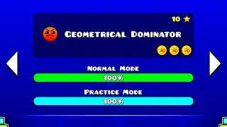 Geometry Dash Walkthrough - Level 19 (Geometrical Dominator) [ALL COINS]