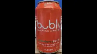 Bubly Strawberry Bubly Sparkling Water Review