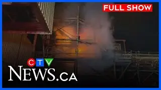 Fire rips through former mill site | CTV News Vancouver Island | Jan.8 , 2026