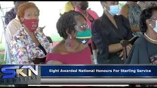EIGHT AWARDED NATIONAL HONOURS