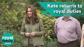 Duchess of Cambridge returns to royal duties after birth of Prince Louis