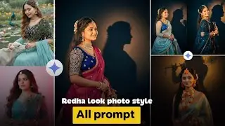 Trending Redha style Post | Ai radhe rani look gemini photo editing | Gemini redha photo prompt |