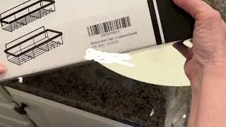 Unboxing and installing of Moforoco shower caddy shelf