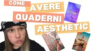 Come AVERE quaderni AESTHETIC #tutorial