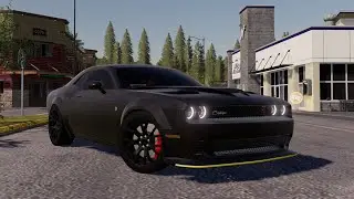 Dodge Challenger R/T SCAT PACK - Farming Simulator 2019 [FS 19 LS 19 Fast American Muscle Car Mod]