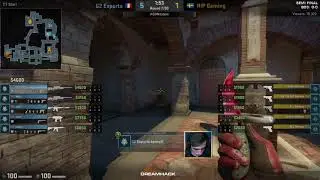 G2 vs NiP. kennyS executes f0rest with a sick flick Inferno