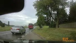Wypadek 25 08 2023 - DK 51, okolice Spręcowa