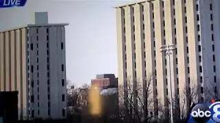 Cather Pound Hall Demolition Implosion (12/22/2017)