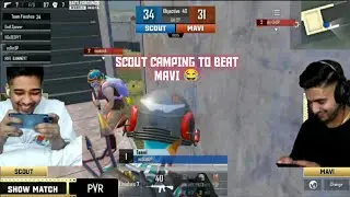 Scout Camping To Beat Mavi 😂 | Mavi Hua Emotional | Nodwin PVR Cup | Mavi vs Scout