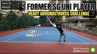 Can I Handle a Former Singapore University Tennis Player's Heavy Groundstrokes? | Highlight Points