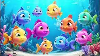 Da kam der Hai und machte BUH! 🦈 10 kleine Fische | Zähl-Lied