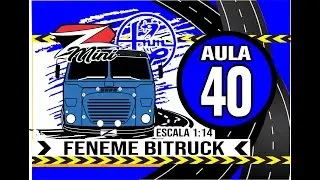 PRODUÇÃO MINIATURA CAMINHÃO FENEME BITRUCK CARGA SECA ESC. 1:14 - VIDEO 40