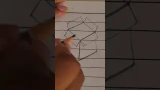 How to draw simple box quickly #drawing #shorts
