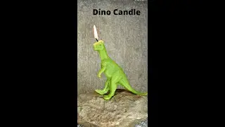 Dino raptor candlemaking #shorts #diy #candle #dinosaur