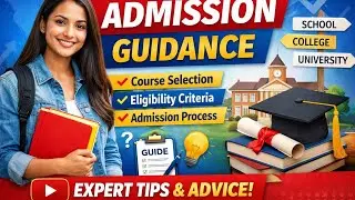 Admission guidance for medical, engineering, management, schools & other admissions 