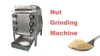 Roasted Peanut Powder Making Nuts Crusher Almond Crushing Groundnut Milling Grinding Grinder Machine