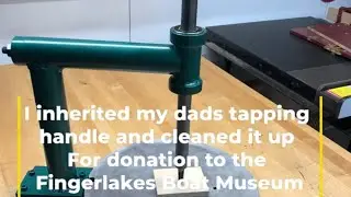 Restored hand tapping machine