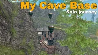 Solo Player Living in The Cave house - Last island of survival 