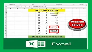 How to Remove DIV/0 Error in Excel.