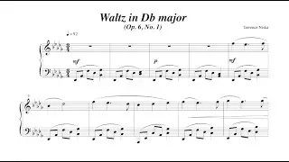 Waltz in Db major,  Op. 6, No. 1