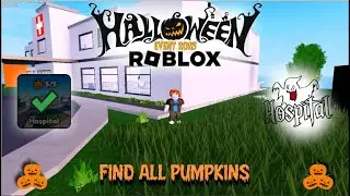 [🎃EVENT] Semua Lokasi Pumpkin di Hospital | Disaster Island Survival🏝️ Halloween 2025 Roblox 🎃
