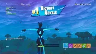 FORTNITE First Win with BLUE 