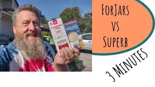 Superb vs. ForJars canning lids - A quick look
