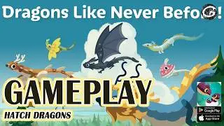Геймплей Hatch Dragons - мобильная игра (Android)