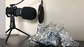 Aluminium foil sounds