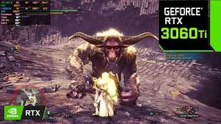 RTX 3060 Ti: Monster Hunter world | 1440p Maximum Settings (Rajang & Stygian Zinogre)