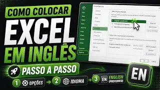 Como colocar o excel em inglês (Passo a Passo)