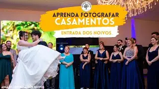 Aprenda fotografar casamentos. Entrada dos noivoi. Um guia para fot&oacute;grafos