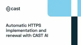 Automatic HTTPS implementation and renewal with CAST AI - CAST AI Demo Series 6/6